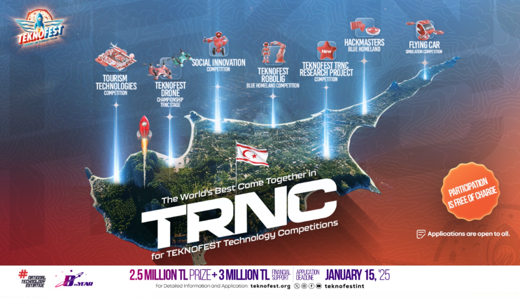 “TEKNOFEST KKTC 2025 Teknoloji Yarışmaları” için başvurular başladı