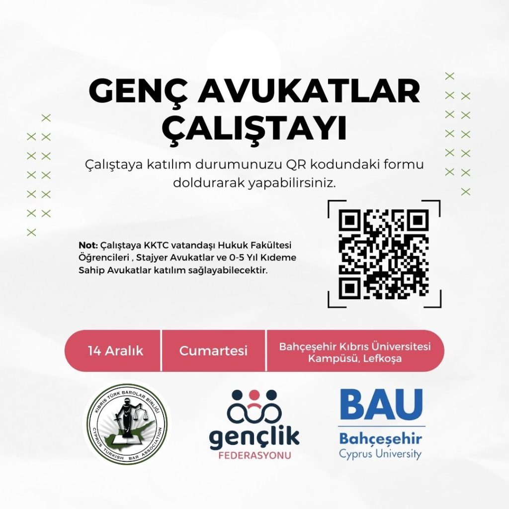 “Genç Avukatlar Çalıştayı” düzenleniyor