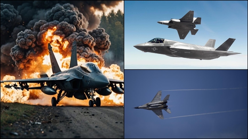 F-35’ler 2018’den beri 10’dan fazla kazaya karıştı