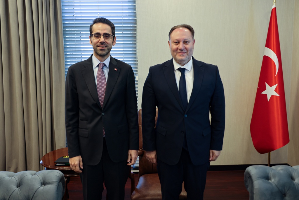 Öztürkler, Büyükelçi Serim’i ziyaret etti