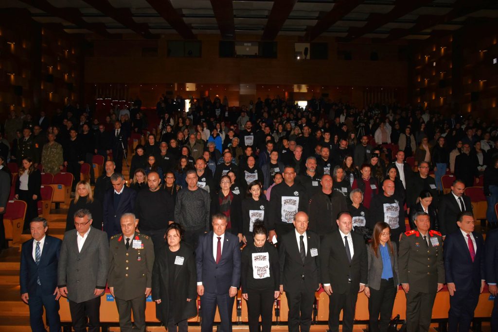 6 Şubat depreminde hayatını kaybedenler Gazimağusa’da anıldı