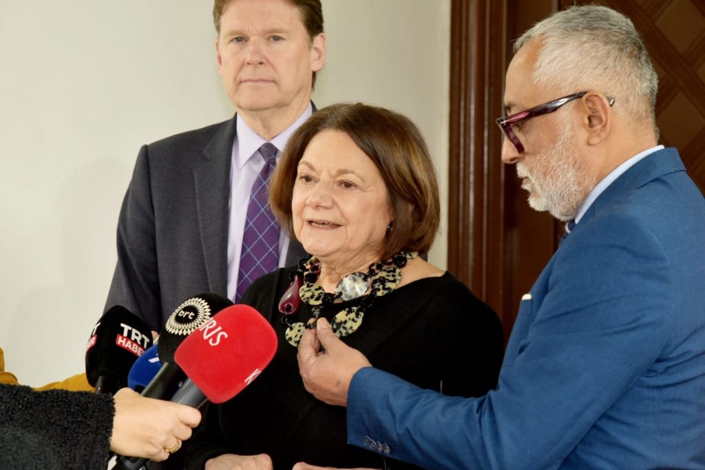 Tatar- DiCarlo görüşmesi tamamlandı… DiCarlo: “Tatar’la verimli bir görüşme yaptık, geniş kapsamlı toplantıyı ele aldık”