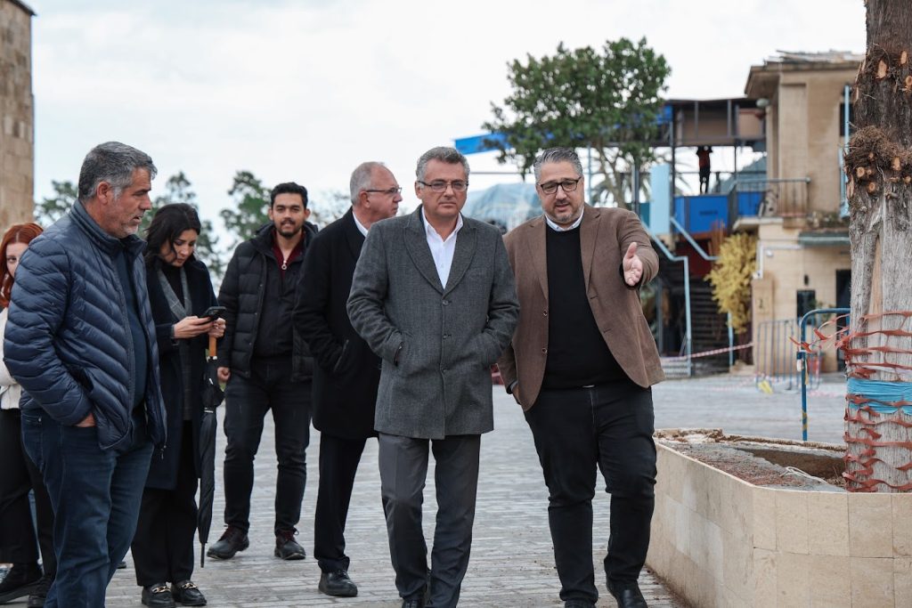 CTP Başkanı Erhürman Girne Belediyesi’nin projelerini yerinde inceledi