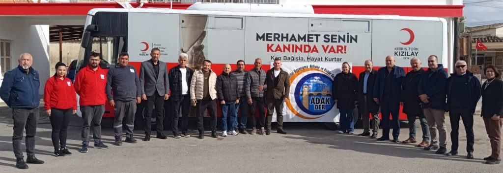 KKTC ADAKDER Paşaköy’de kan bağışı kampanyası düzenledi