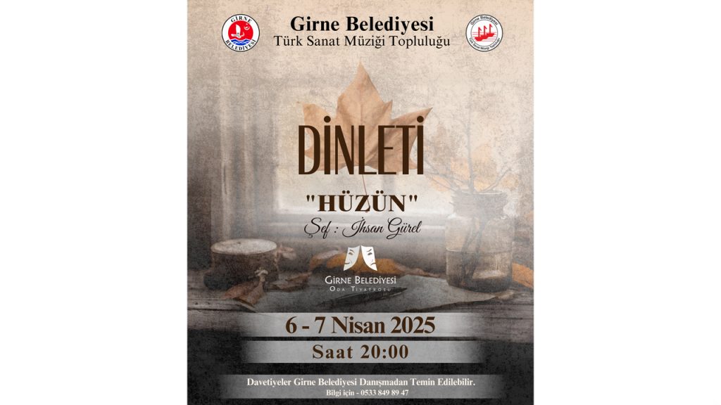 Girne Belediyesi Türk Sanat Müziği Topluluğu’ndan iki konser