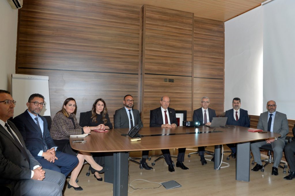 Cumhurbaşkanı Ersin Tatar, AB Koordinasyon Merkezi’ni ziyaret etti