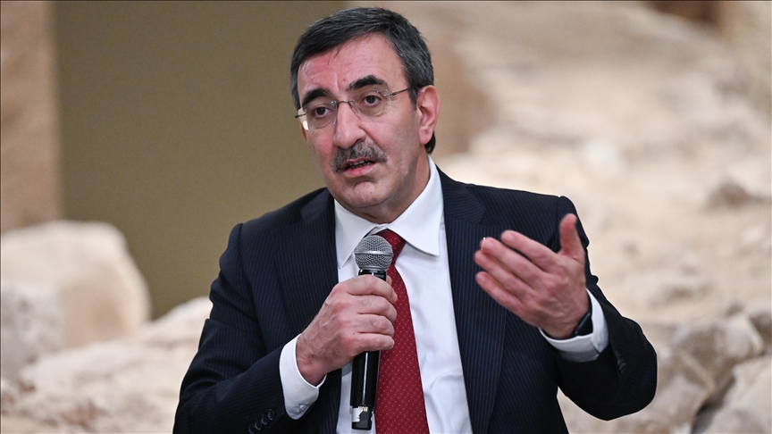 TC Cumhurbaşkanı Yardımcısı Yılmaz:Biz Kıbrıs’ta iki devletli bir çözümü savunuyoruz