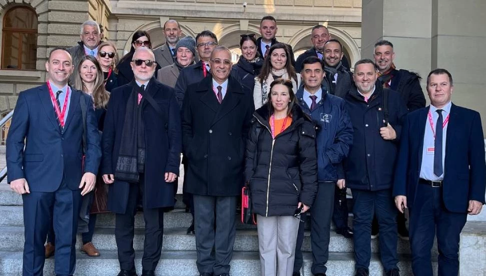 Kıbrıs’ın her iki bölgesinden siyasi parti temsilcileri, İsviçre Federal Modeli çalışma programına katıldı