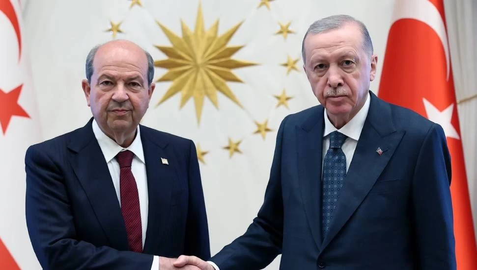 Ersin Tatar, Ankara’da Türkiye Cumhurbaşkanı Erdoğan ile bir araya geldi