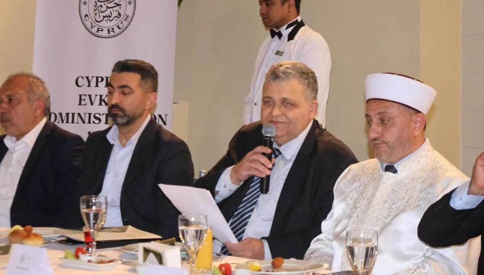 Kıbrıs Vakıflar İdaresi, Güney Kıbrıs’ta görevli büyükelçiler için iftar yemeği düzenledi