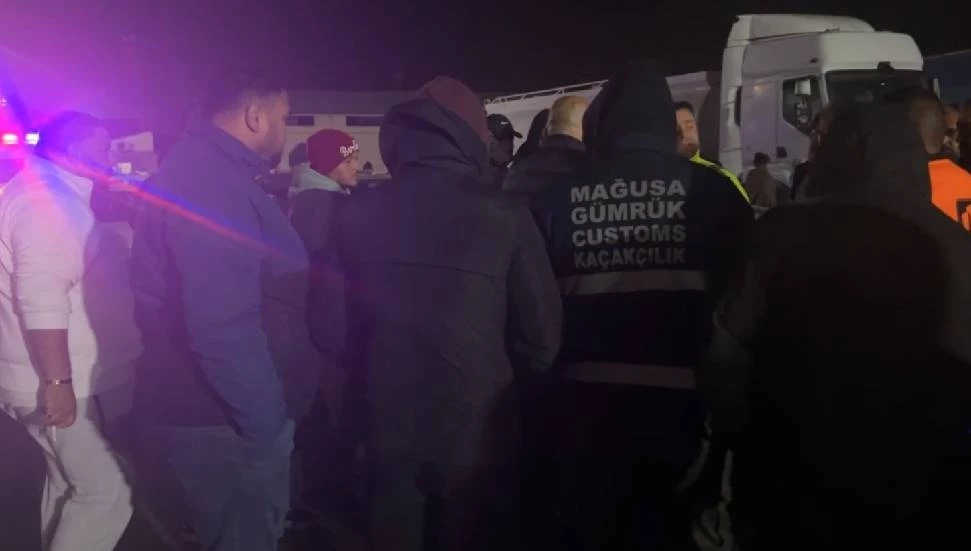 Süresiz grevin devam ettiği Gazimağusa Limanı’nda gerginlik