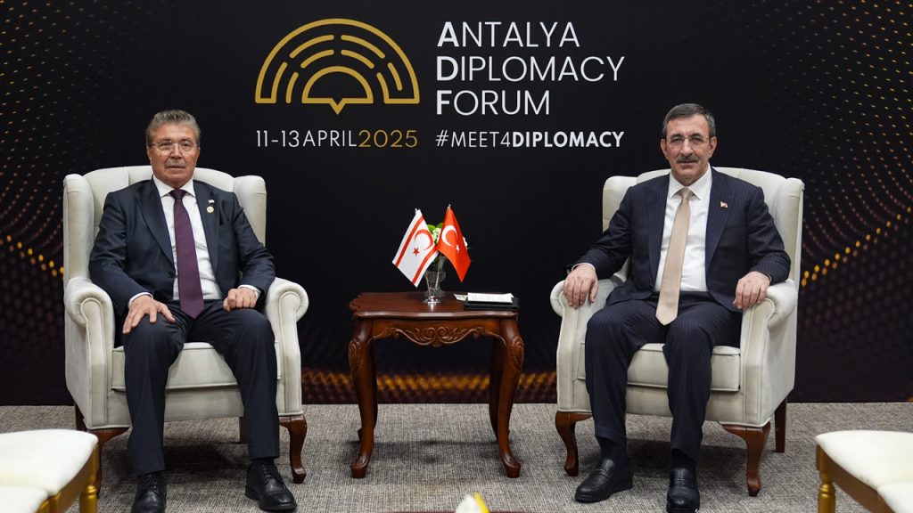 Türkiye Cumhurbaşkanı Yardımcısı Yılmaz, Başbakan Üstel ile görüştü