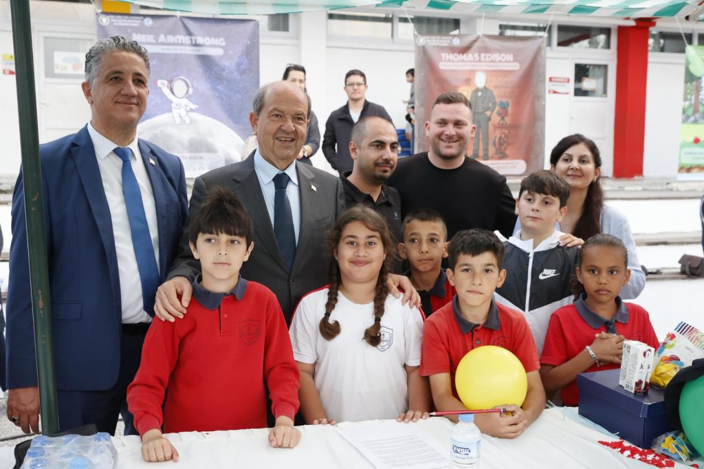 Cumhurbaşkanı Ersin Tatar, “Geleceğin Mucitleri Bilim Şenliği”ne katıldı