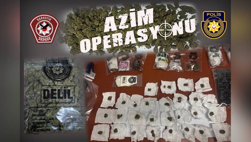 Polisten ‘Azim Operasyonu’: 347 gram uyuşturucu ele geçirildi, 5 tutuklu!