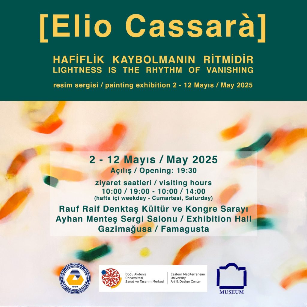 DAÜ ve Sicilya Museum Modern Sanat Müzesi iş birliğinde Elıo Cassarà sergisi açılıyor