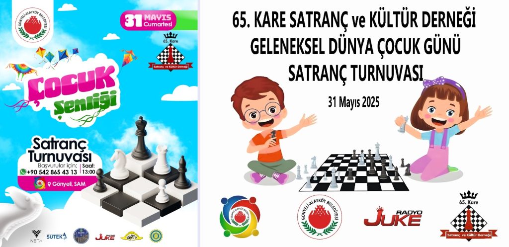 Dünya Çocuk Günü’nü satrançla kutlayacaklar