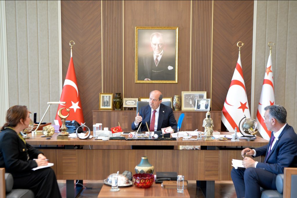 Cumhurbaşkanı Tatar: “Rum liderliğinin saldırgan siyasetine karşı yoğun bir diplomasi yürütüyoruz”