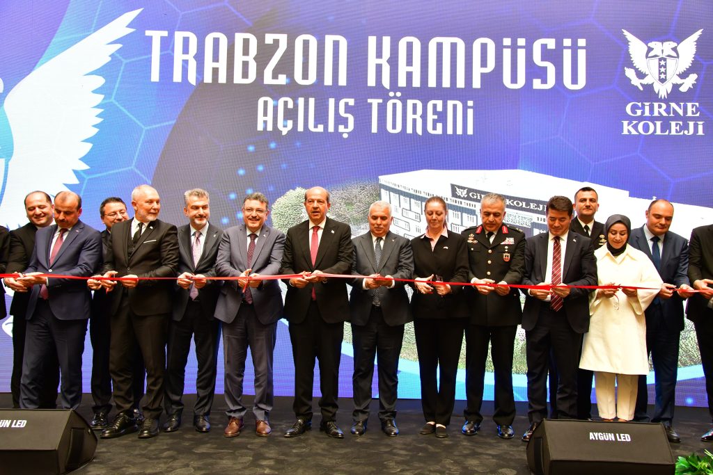Cumhurbaşkanı Ersin Tatar, Girne Koleji Trabzon Kampüsü’nün açılışını gerçekleştirdi