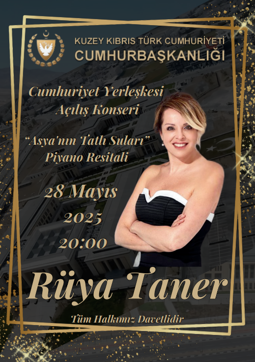 Rüya Taner, “Asya’nın Tatlı Suları” başlıklı piyano resitali veriyor