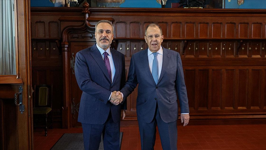 Fidan, Moskova’da Lavrov ile bir araya geldi