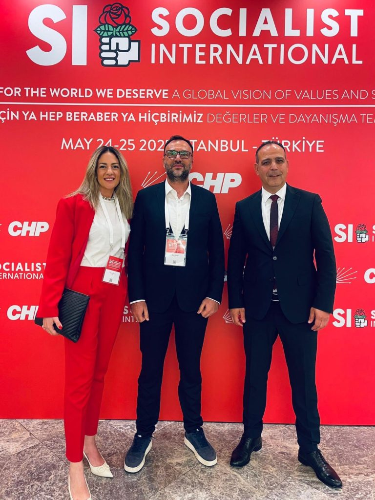 TDP’den bir heyet Sosyalist Enternasyonal Konseyi toplantısına katıldı
