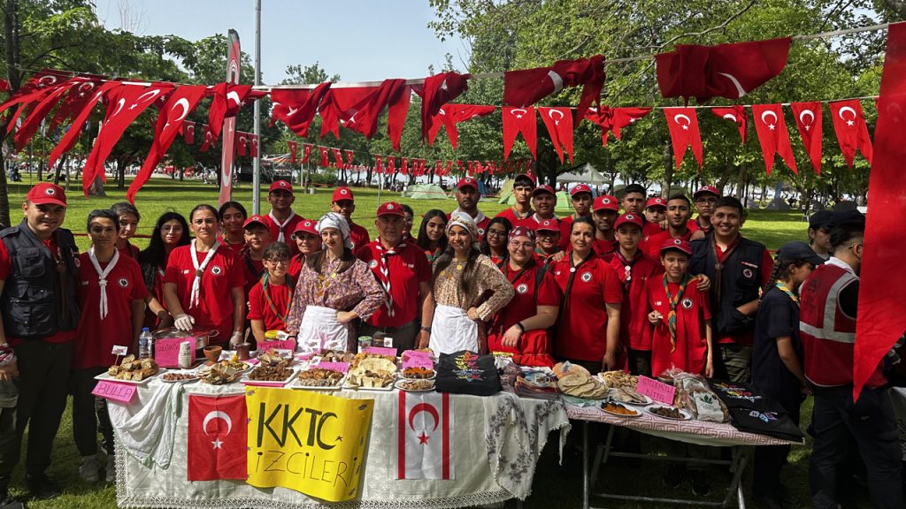 Kıbrıs Türk İzcilik Federasyonu, Samsun’da Kurtuluşa İlk Adım Milli Bilinç Kampı’na katıldı