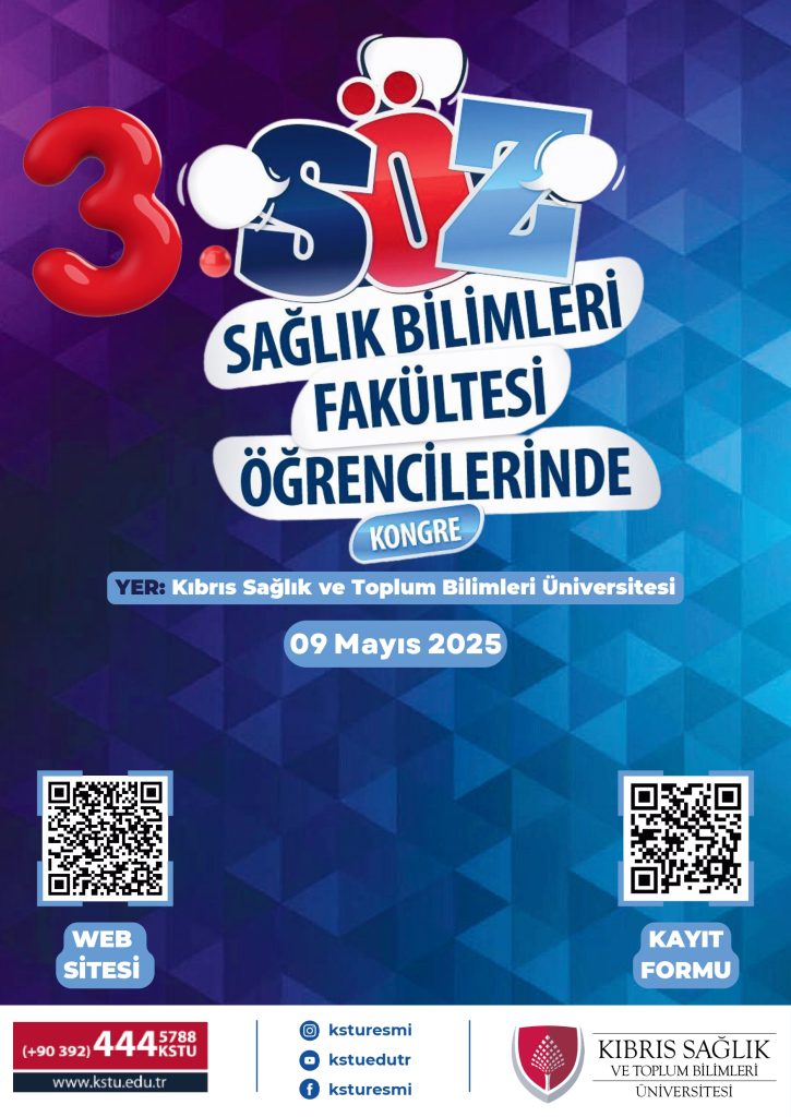 KSTÜ’de 3. Söz Sağlık Bilimleri Fakültesi Öğrencileri kongresi yapılacak