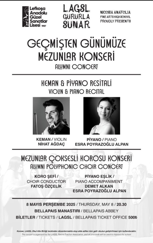 Lefkoşa Anadolu Güzel Sanatlar Lisesi’nden Geçmişten Günümüze Mezunlar Sergisi ve Konseri