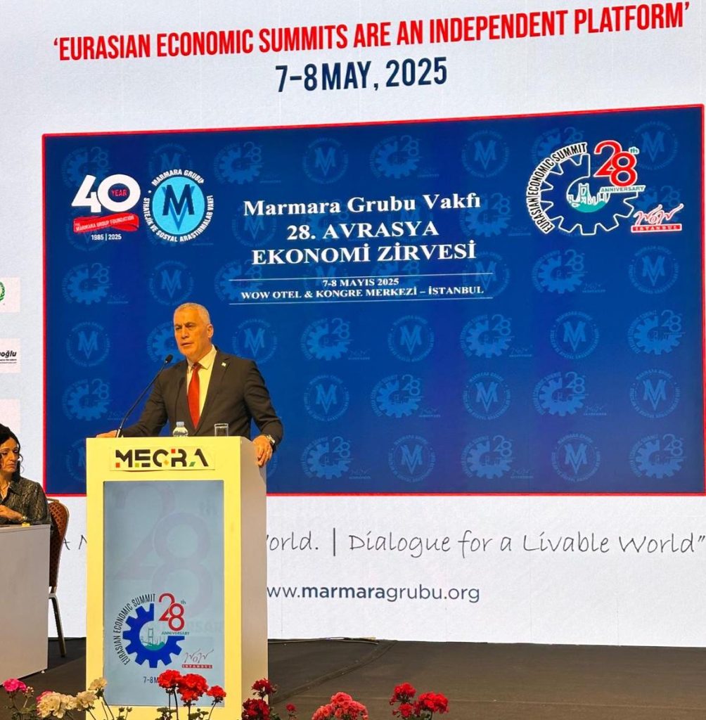 Ekonomi ve Enerji Bakanı Amcaoğlu, Avrasya Ekonomi Zirvesi’ne katıldı