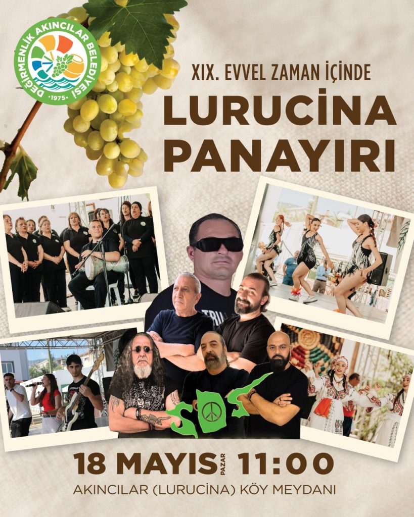 19’uncu Evvel Zaman İçinde Lurucina Panayırı 18 Mayıs Pazar günü yapılacak