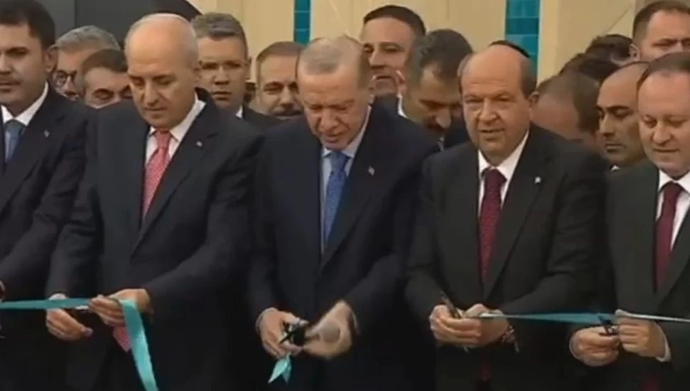 Cumhurbaşkanlığı Yerleşkesi açılışında renkli anlar!