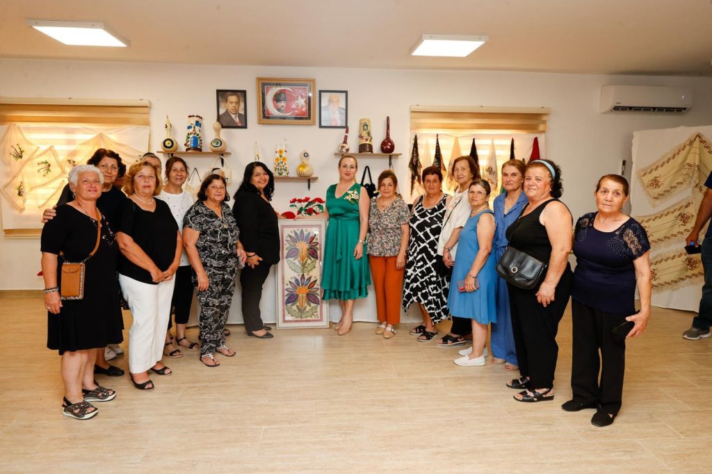 Sibel Tatar, Ergazi-Kilitkaya köy kadın kursu yıl sonu sergisinin açılışına katıldı