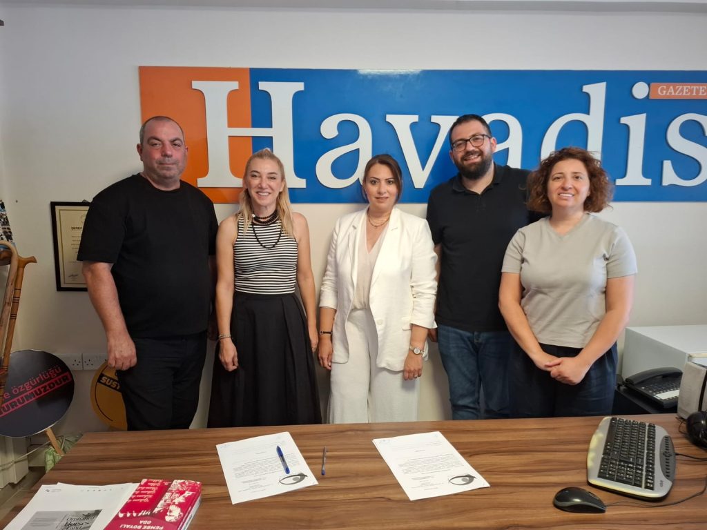 Havadis Gazetesi ve Meydan Kıbrıs İnternet Gazeteciliği Deklarasyonu’nu imzaladı