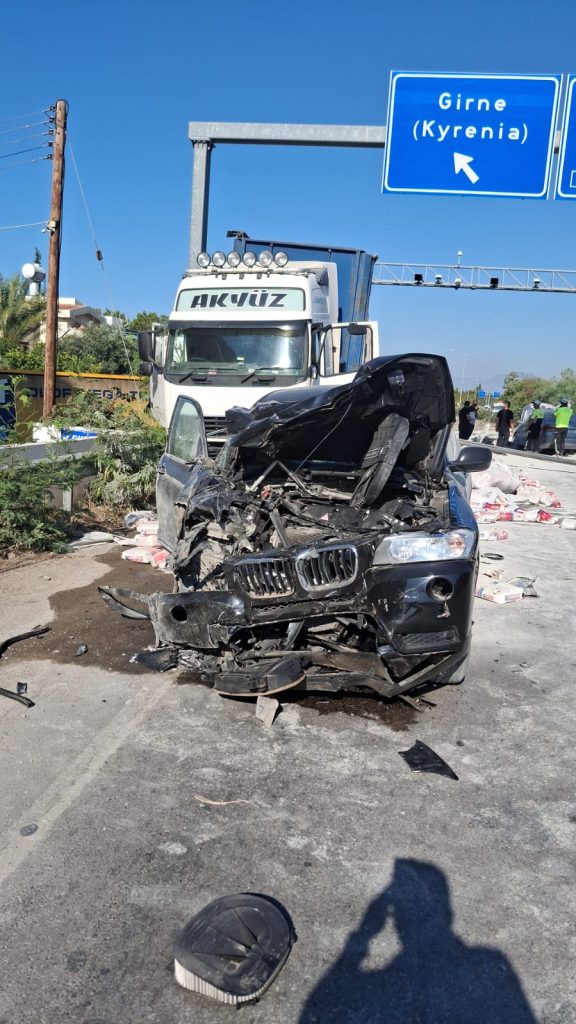 Polis, Girne-Alsancak Çevre Yolu’nda meydana gelen kazanın detaylarını açıkladı