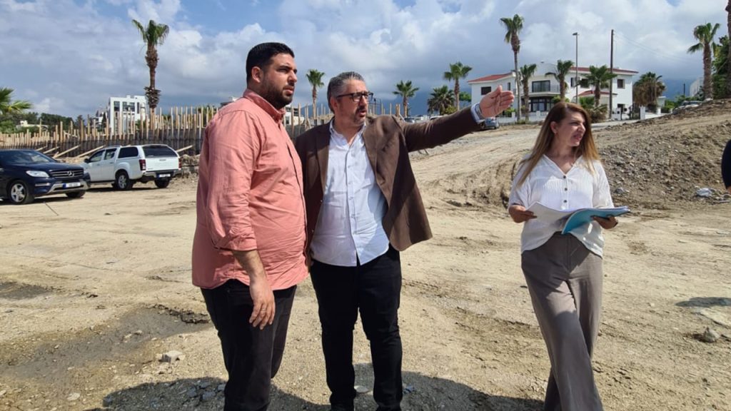 Girne Belediyesi ve İnşaat Mühendisleri Odası’ndan Girne Kalesi mevkiinde inceleme