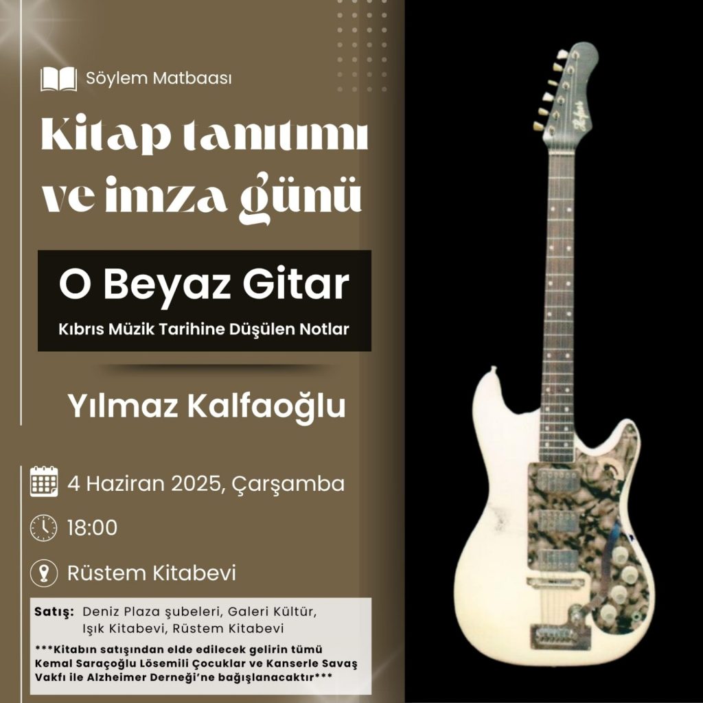 Yılmaz Kalfaoğlu’nun otobiyografisi “O Beyaz Gitar” yarın tanıtılıyor