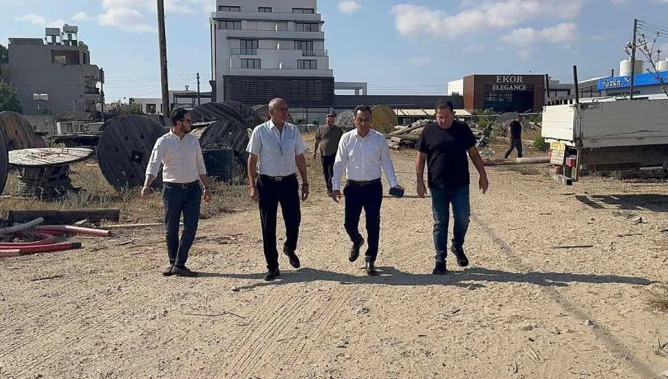 Gürsel Uzun ve Dalman Aydın, Gazimağusa ile İskele’de incelemelerde bulundu