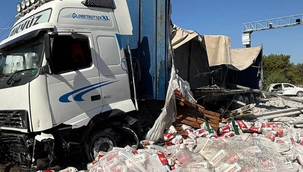 Girne Çevre Yolu’nda zincirleme kaza