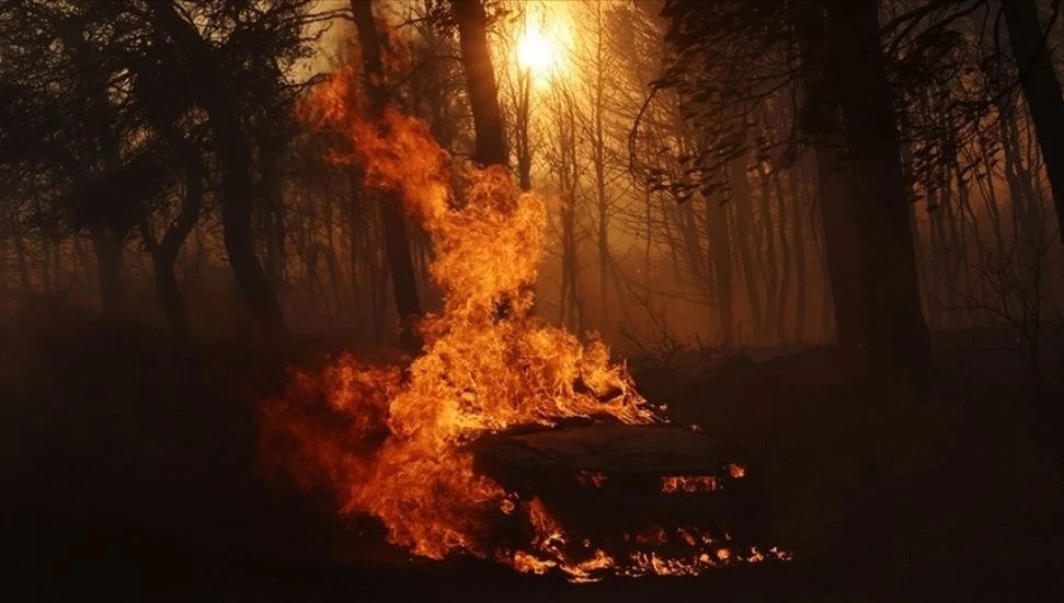 Yunanistan’daki Serez ve Oreokastro’da orman yangını çıktı