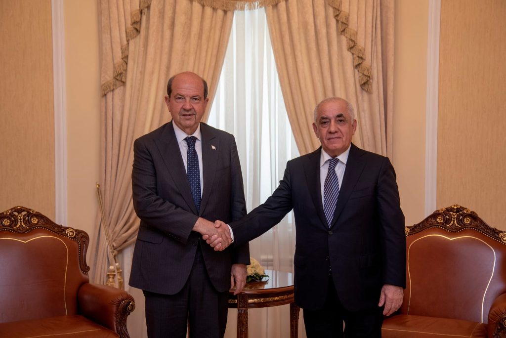 Cumhurbaşkanı Tatar, Azerbaycan Başbakanı Ali Asadov ile görüştü