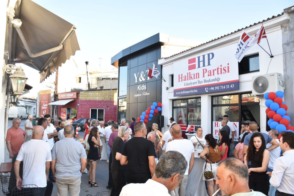 Halkın Partisi Güzelyurt yeni ilçe binası açıldı