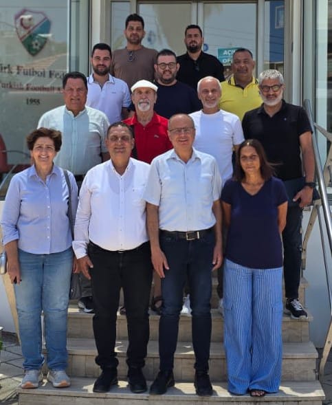 CTP Spor Komitesi Futbol Kulüpler Birliği’ni ziyaret etti