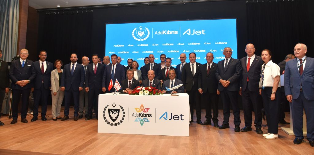 Ada Kıbrıs Projesi kapsamında ulaşımda ilk adım: THY ve AJet ile protokol imzalandı