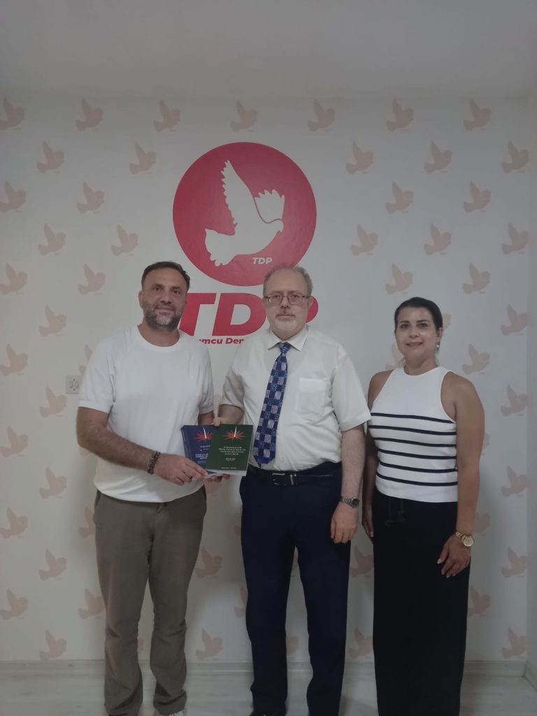 TDP Genel Başkanı Çeler, OKKÜ Mühendislik Fakültesi Dekanı Yrd. Doç. Dr. Ramiz’i kabul etti