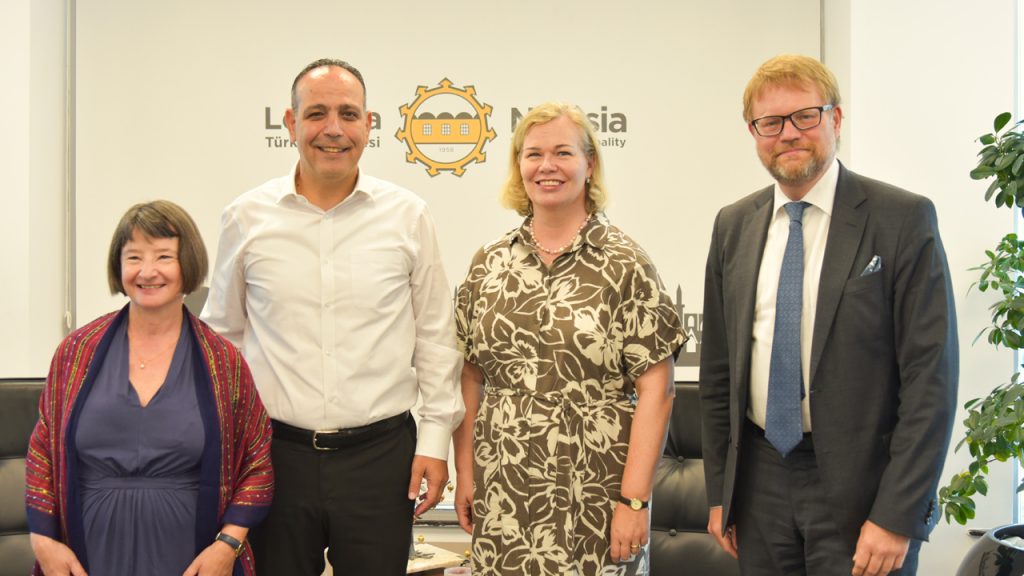 LTB Başkanı Harmancı, Avusturya, Finlandiya ve İsveç Büyükelçilerini kabul etti