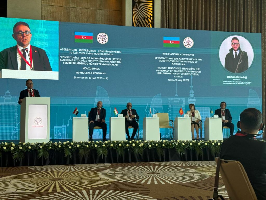 KKTC Anayasa Mahkemesi, Türk Dünyası Anayasa Yargısı Konferansı’na gözlemci üye olarak katıldı