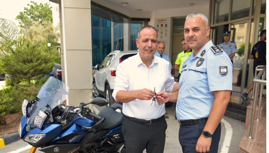 LTB’den Lefkoşa Polis Müdürlüğü’ne motosiklet bağışı