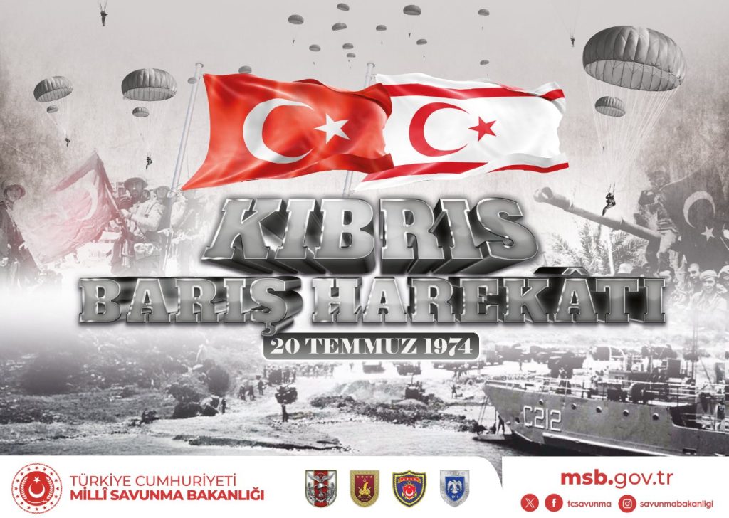 MSB’den Kıbrıs Barış Harekatı’nın 51’inci yılına özel videolu paylaşım