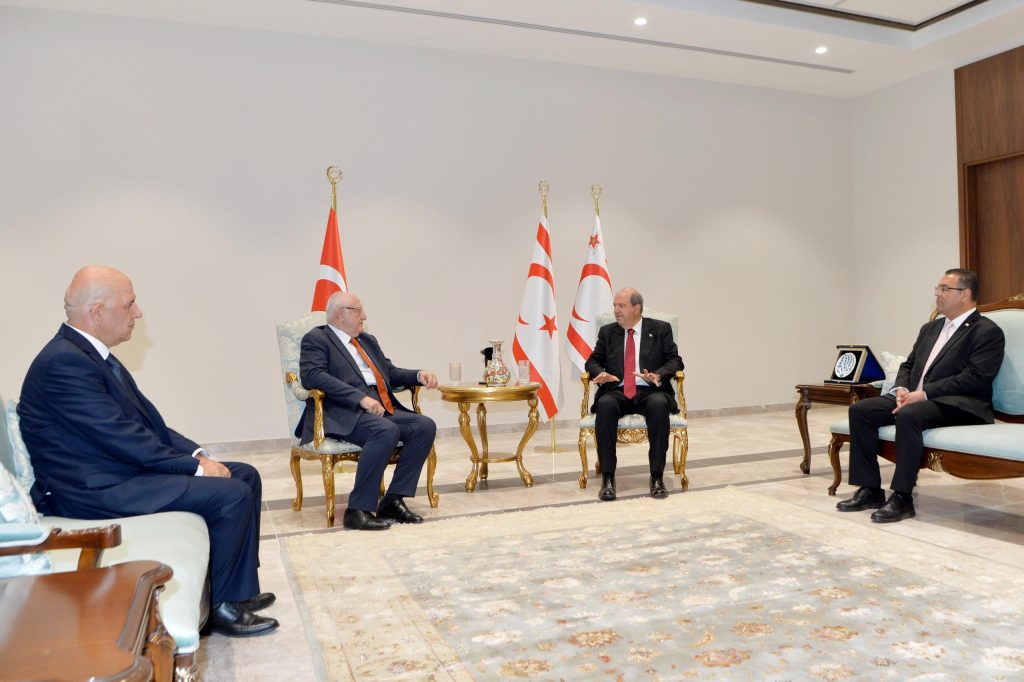 Cumhurbaşkanı Tatar, İYİ Parti heyetini kabul etti