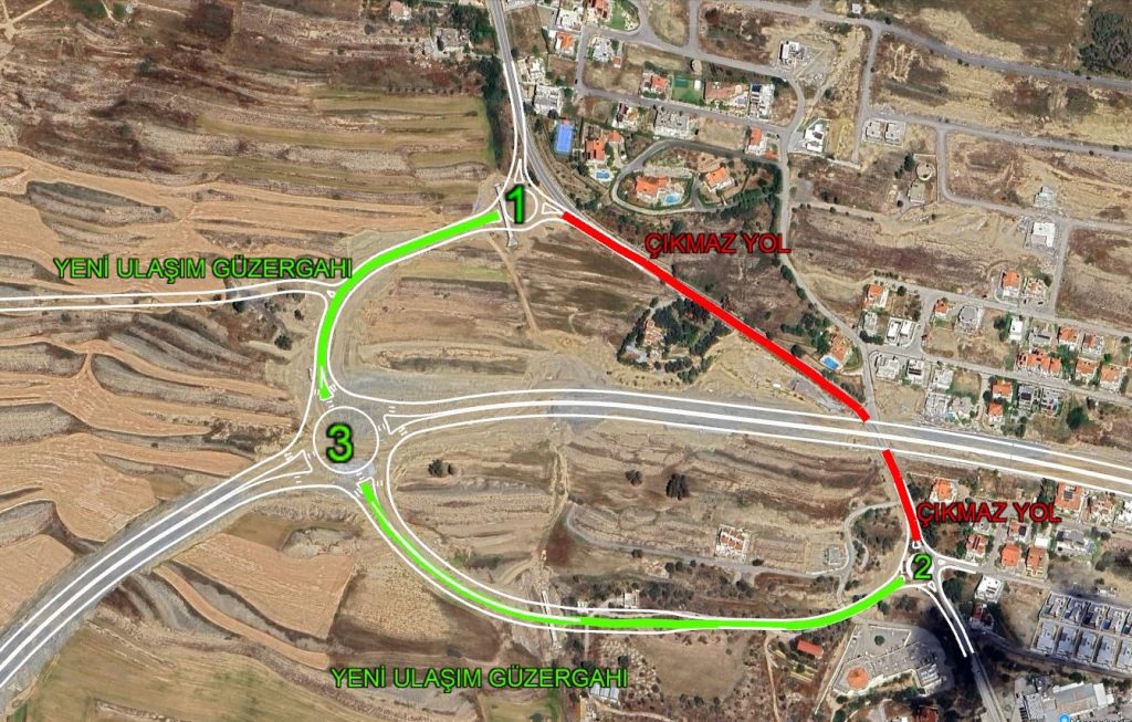 Karayolları Dairesi’den Lefkoşa Kuzey Çevre yolu duyurusu